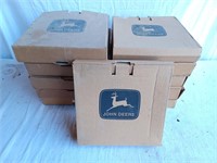 (11)  Boxes Of  John Deere Bean Plates For