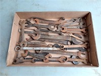 Lot Of Vintage Tractor Wrenches And More