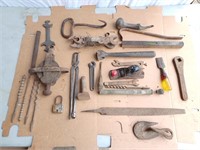 Lot Of Vintage Tools Including An Antique
