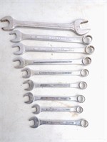 Selection Of Open-ended Wrenches Including