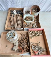 Large Lot Of Hardware To Include Lock Nuts,