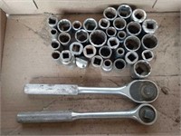 Lot To Include 1/2" Socket Wrenches And