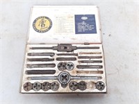 Tap And Die Set In Case (incomplete Set)