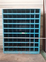 Large 72 Compartment Metal Parts Bin, See