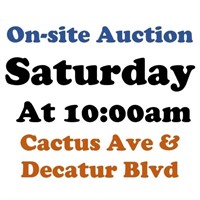 WELCOME TO OUR Sat.@10am ONLINE PUBLIC AUCTION