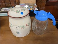 COOKIE JAR  &  JUICE PITCHER