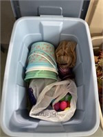 Tub of Easter Items