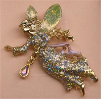 Vintage Kirks Folly Fairy Pin
