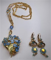 Vintage Kirks Folly Necklace & Earrings
