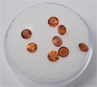 (8) Tiny Garnet Gemstones
