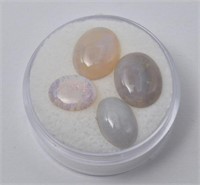(4) Polished Opals