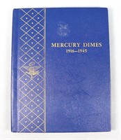 Mercury Dimes Folder, 76 Coins