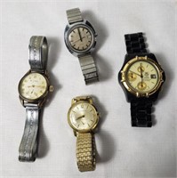 Group of 4 wristwatches