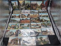 Collection of antique postcards