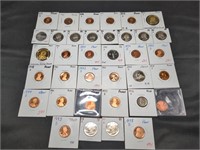 Large collection of Proof US coins