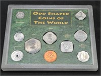 Odd shaped Coins of the World coin collection