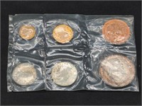 1964 Mexico Uncirculated Coin set with silver
