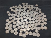 Collection of 130 Buffalo Nickel Coins