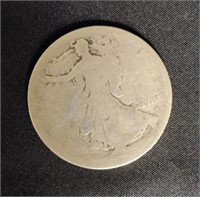 1916 walking liberty silver half dollar