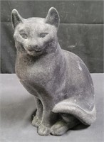 Siroco black cat figurine 6"l x 6"d x 12"h