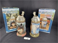Animal of the seven Continent Collectors Steins