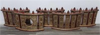 5 pieces Antique Burmese fence