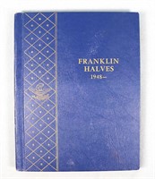 Franklin Half Dollars Folder 1948-1963-D