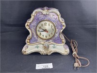 Vintage Sessions Porcelain Electric Mantle Clock