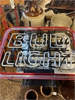 Bud Light Neon Sign - WORKS! (no shipping)