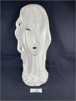 Modern Art Ceramic Bust Of Woman 18" T