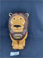 Vintage Tiger Cookie Jar Roaring & Talking Lion