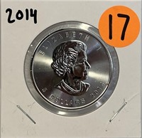 S - 2014 CANADIAN SILVER $5 COIN (17)