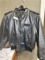 Vintage Leather Members Only Jacket Size 42