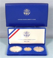1986 Liberty 3-Coin Proof Set Incl. $5 Gold Coin