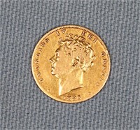1826 Great Britain 1 Sovereign Gold Coin