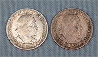 (2) 1983 Columbian Half Dollars