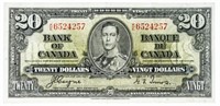 Bank of Canada 1937 $20 EF40