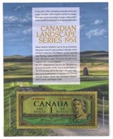 Canadian Landscape Series 1954 - 24kt Gold Foil $1