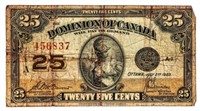 Dominion of Canada 1923 25c