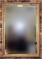 Gilded Beveled Wall Mirror