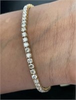 $ 11,500 3.50 Ct Diamond Tennis Bracelet