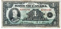 Bank of Canada 1935 $1 Osbourne |Towers VG