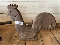 IRON ROOSTER WINDMILL WEIGHT