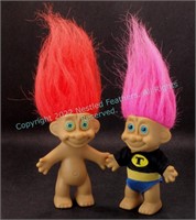 Two Troll Dolls