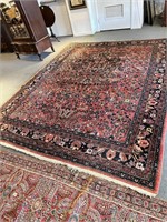 Large Sarouk Persian carpet.