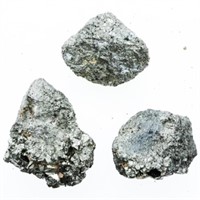 Group of 3 Genuine PYRITE Cluster Rocks - AKA Fool
