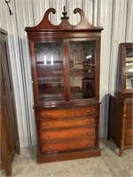 Duncan Phyfe China Cabinet 4 Drawers org Hardware