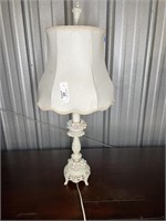 Vintage Iron Table Lamp 27" Tall
