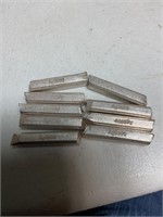3 T ounce fine silver bars