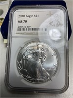 Eagle 2018, MS 70